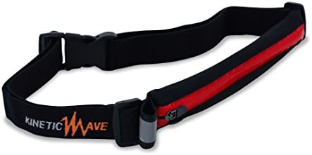 Running Fuel Belt with Pouch Waist Bag - RED by KineticWave TM