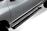Westin Oval Tube Steps - Black Aluminum, for the 2005 Ford F-150