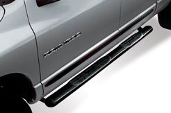 Westin Oval Tube Steps - Black Aluminum, for the 2005 Ford F-150