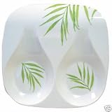 Corelle Bamboo Leaf Double Spoon Rest, Melamine by Corelle