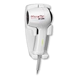 Andis 30125 Wall Mounted Hang Up 1600 Watt Hair Dryer with Night Light