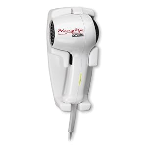 Andis 30125 Wall Mounted Hang Up 1600 Watt Hair Dryer with Night Light