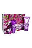 Curve Crush by Liz Claiborne for Women - 4 Pc Gift Set 3.4oz EDT Spray, 15ml Mini Perfume Spray, 6.7oz Body Lotion, 3.4oz Bath & Shower Gel