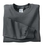 NEW Gildan Ultra Cotton - 100% Cotton Long Sleeve T-Shirt Charcoal-S