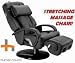 Kitchen & Housewares : Sharper Image HT-270 Stretching Human Touch Robotic Massage Chair Recliner Black Leather