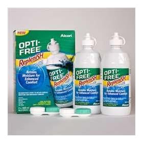 Opti-Free Replenish Contact Lens Solution (3 Months Pack) 2x300ml