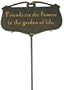 Friends Are the Flowers Garden Poem Plaque
