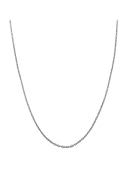 Sterling Silver Cable Link Chain (0.7mm, 18 inch)