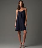 Eileen Fisher Racer-Back Cami Dress in Sequined Silk Habutai