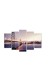 Wall Decor Fotocuadro 5 Piezas Pirámide Towersea