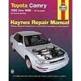 Haynes Toyota Camry Automotive Repair Manual: All Toyota Camry and Avalon Models 1992 thru 1996 (Haynes Repair Manuals)