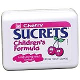 Sucrets Childrens Formula Sore Throat Lozenges with Cherry Flavor - 18 Each.