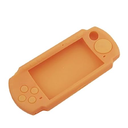 Gino Orange Soft Silicone Skin Case Cover for Sony PSP 3000