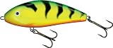 Salmo Fatso 14 Floating Lure - Green Tiger