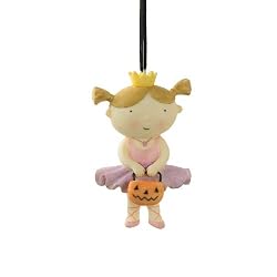 Princess Trick or Treater Halloween Ornament