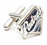 San Diego Padres Cufflinks - MLB Baseball Sports Themed Formal Wear