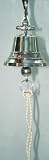 Brass Ship Bell Nickel Plated - 4"D #17004CN