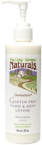 Valley Green Naturals DermaSens Gluten-free Hand &amp; Body Lotion Unscented 8 Oz