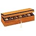 Ragar Teakwood Watch Collector Box with Black Ebonized Edge