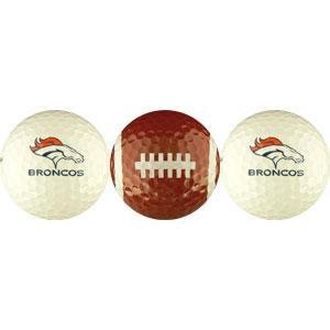 Denver Broncos - 3 Golf Balls