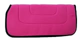 Abetta Reversible Fleece Saddle Pad Hot Pink Lime Green
