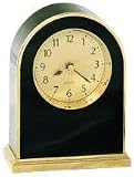 Howard Miller Midnight Arc Alarm Clock With Brushed Brass Dial  621-242