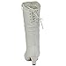 Beston CA58 Children Girl's Mid Heel Lace Up Slouched Knee High Boots