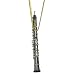 Miniature Black Wood Oboe Christmas Ornament 3.125"