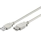 Usb 2.0 Cable Bulk, 'A' Plug To 'A' Jack Usb Verl Aa 030 Hispeed Grey 0.3M