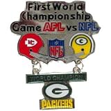 Green Bay Packers vs. the Kansas City Chiefs Super Bowl I Dangle Pin