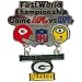 Green Bay Packers vs. the Kansas City Chiefs Super Bowl I Dangle Pin
