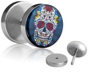 Miuu motive Fake Plug - decorated skull