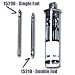 Tools & Hardware : 1/8" Stubby Body Panel HSS Single End Drill Bits 10Pcs.