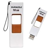 Duracell Illusion 16gb USB 2.0 Flash Drive (White/copper)