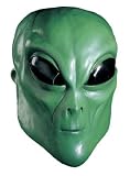 Green Alien Latex Costume Mask