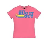 Let's hug it out - Pink - Womens Fit T-Shirt