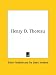 Search : Henry D. Thoreau