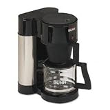 10-Cup Professional Home Coffee Brewer, Stainless Steel, Black (BUNNHBXBDTOP); by 