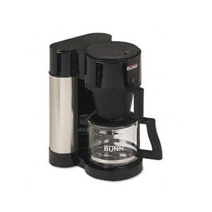 10-Cup Professional Home Coffee Brewer, Stainless Steel, Black (BUNNHBXBDTOP); by 