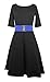 Modeway Women Half Sleeve Fit And Flare A Line Knee Length Skater Dress(No Belt)
