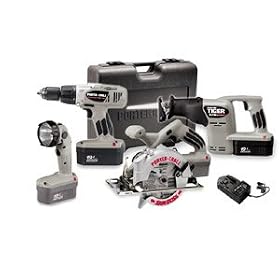Porter-Cable 9987QP Quad Pack 19.2-Volt Cordless 4-Tool Combo Kit
