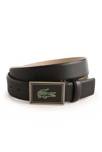 Men's Enamel Croc Plaque Belt