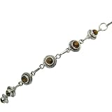 Handmade Jewellery from India Tiger-eye Bracelet for Women 7.75 inches