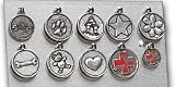 Pet Supplies : Pewter Daisy ID Tag - Large