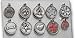 Pewter Daisy ID Tag - Large