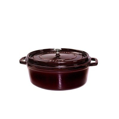 Oval 7 qt. Cocotte in Aubergine