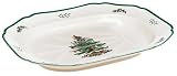 Spode Christmas Tree 20-1/2-Inch Platter with Well