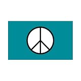 Peace Flag Green Standard