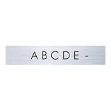 ナスタ:D-ALL　集合郵便受箱用　ルームナンバー（切文字タイプ） KS-NC-1-B
