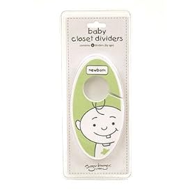 SUGAR BOOGER GREEN Baby Closet DIVIDERS Organizers NEW